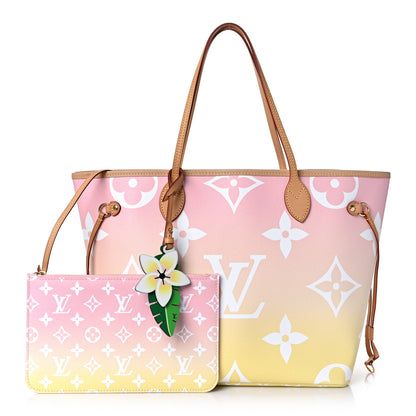 Louis Vuitton Monogram Giant By The Pool Neverfull MM Light Pink 1 of 9