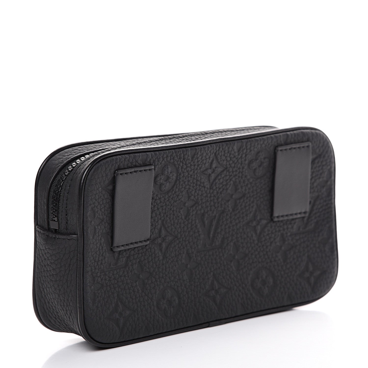Louis Vuitton Taurillon Monogram Uniformes Solar Ray Soft Pochette Volga Belt Bag Black 2 of 6