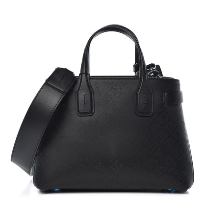 Burberry Calfskin Perforated Small Banner Tote Black 1 of 8