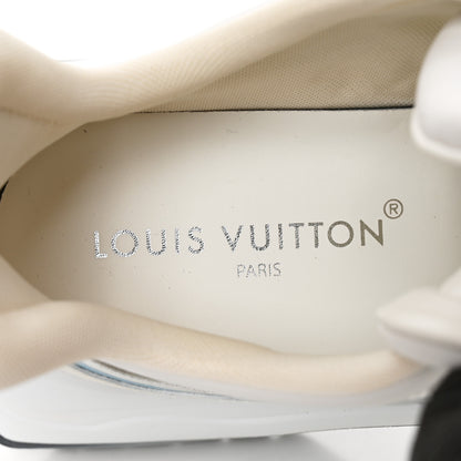 Louis Vuitton Calfskin Technical Nylon LV Archlight Sneakers 38 White Blue Gris 8 of 9