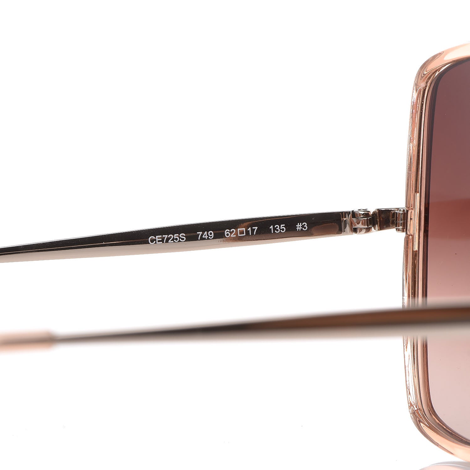 Chloe Nate Sunglasses CE725S Gold Pink 6 of 7