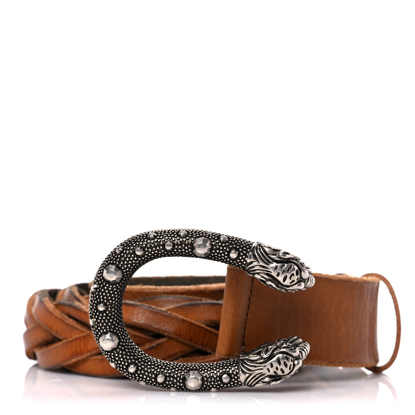 Calfskin Braided Dionysus Belt 90 36 Cuir