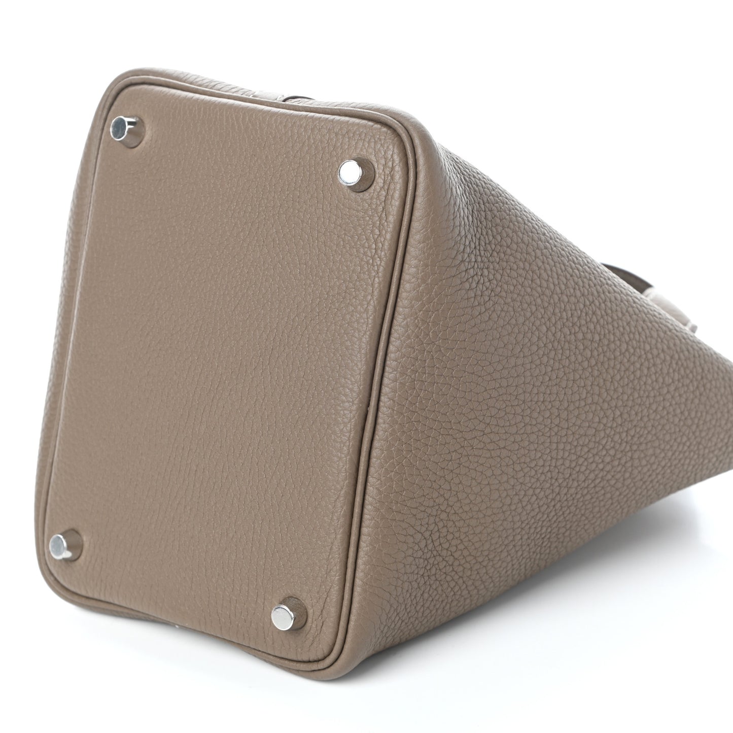 Taurillon Clemence Picotin Lock 18 PM Etoupe