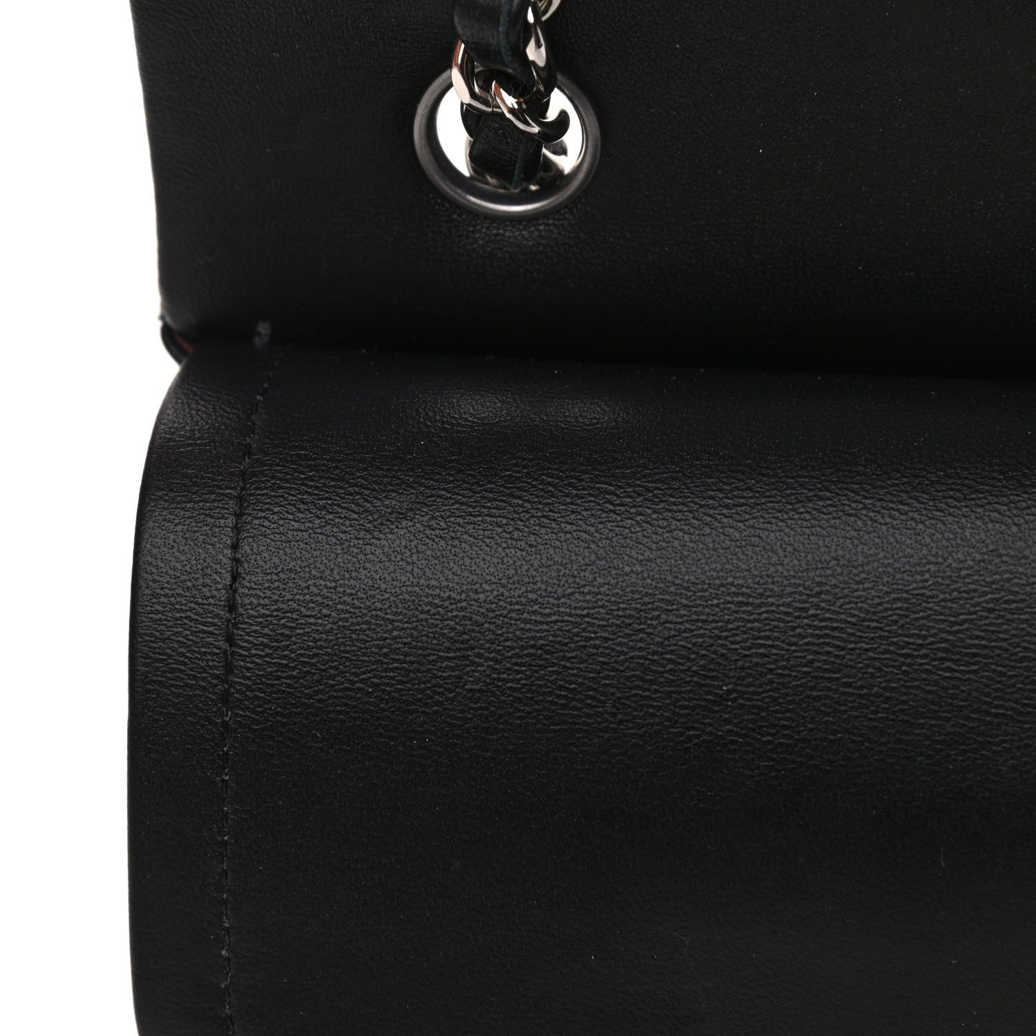 Chanel Lambskin Quilted Small Double Flap Black 9 of 11