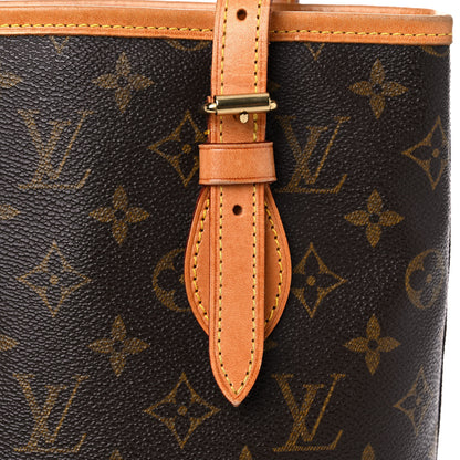Louis Vuitton Monogram Petit Bucket 23 14 of 29