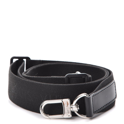 Louis Vuitton Canvas Adjustable Shoulder Strap Black 1 of 5
