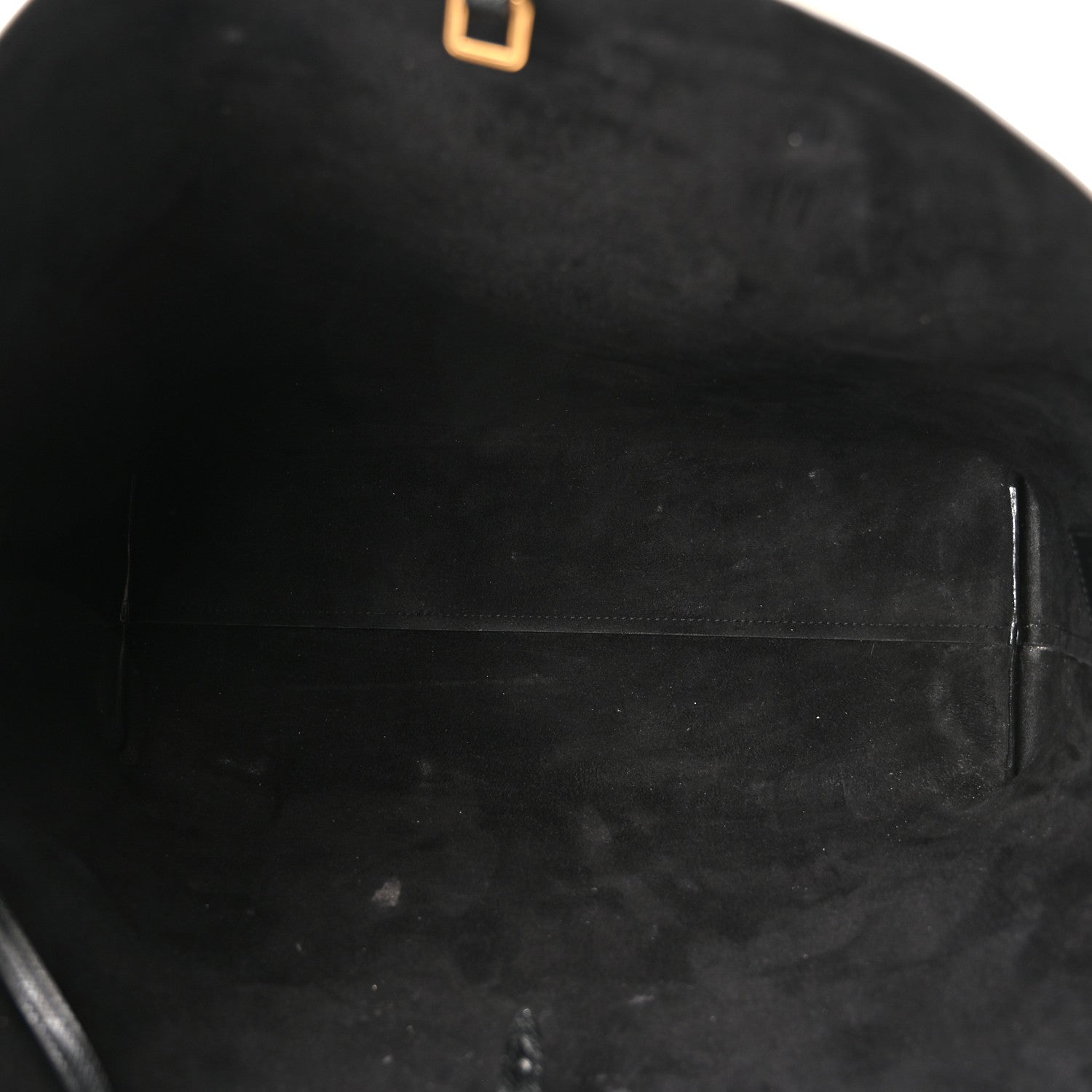 Saint Laurent Grained Calfskin Large Shopping Tote Vintage Black 6 of 11