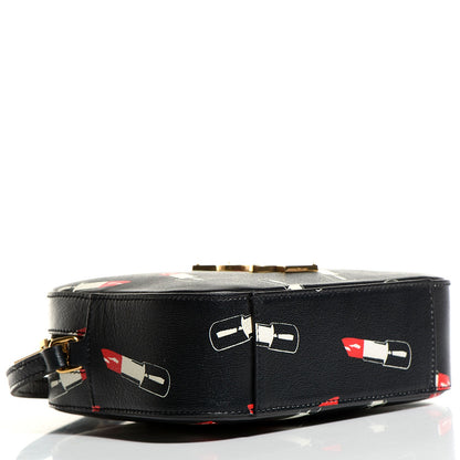 Saint Laurent Monogram Small Lipstick Print Leather Camera Bag Black 4 of 8
