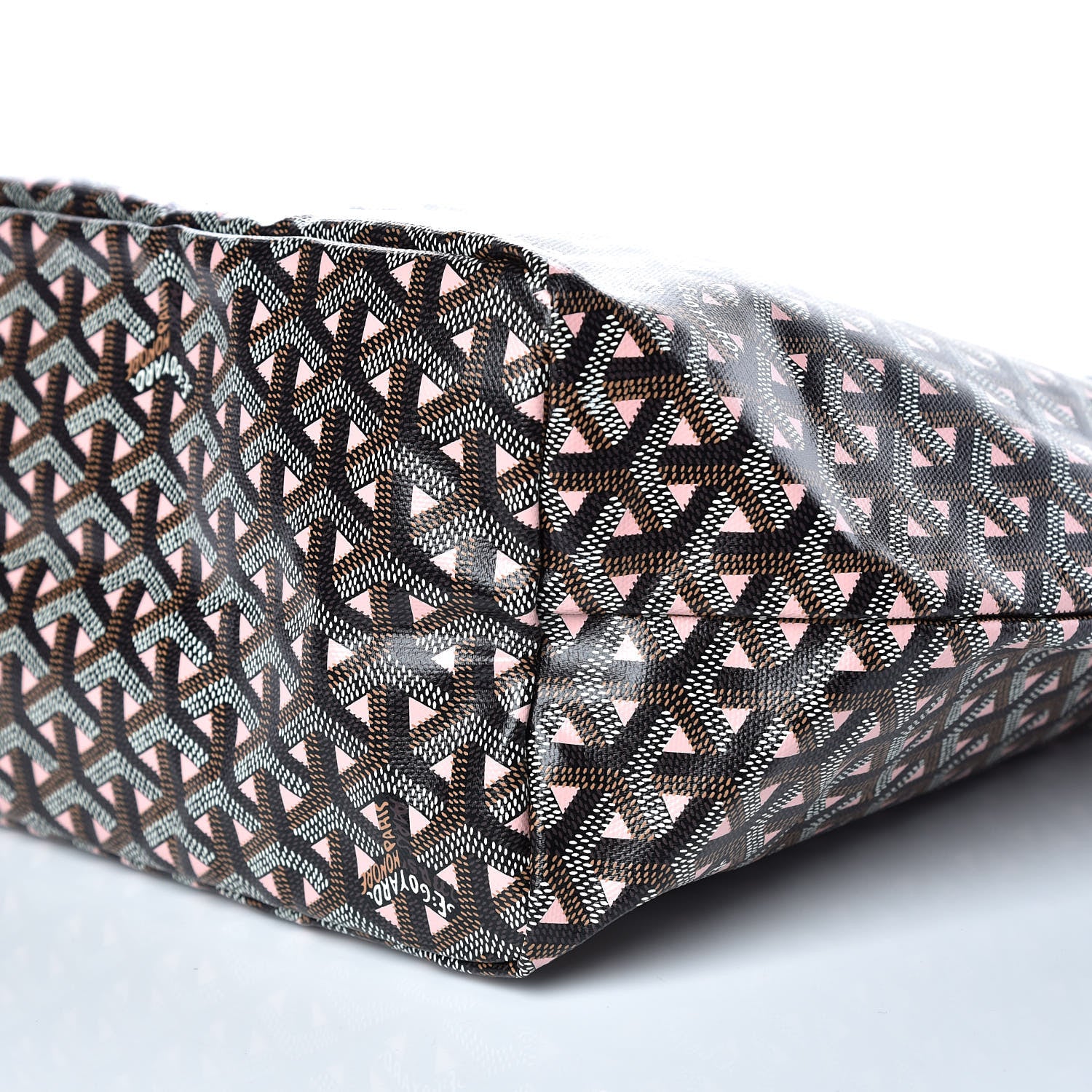 Goyard Goyardine Saint Louis Claire Voie PM Black Pink 7 of 11