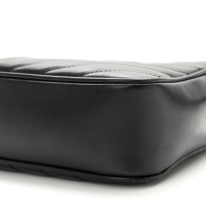 Saint Laurent Calfskin Matelasse Monogram Lou Camera Bag Black 10 of 13