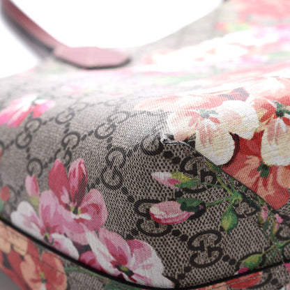 Gucci GG Supreme Monogram Blooms Medium Reversible Tote Beige Multicolor Dry Rose 9 of 11