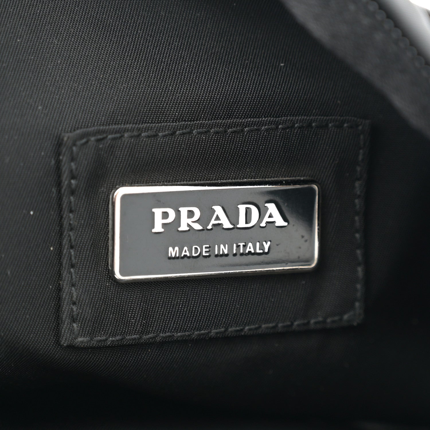 Prada Tessuto Nylon Belt Bag Black 6 of 9