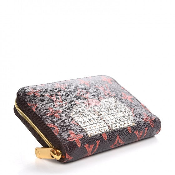 Louis Vuitton Catogram Zippy Coin Purse Marron 4 of 8