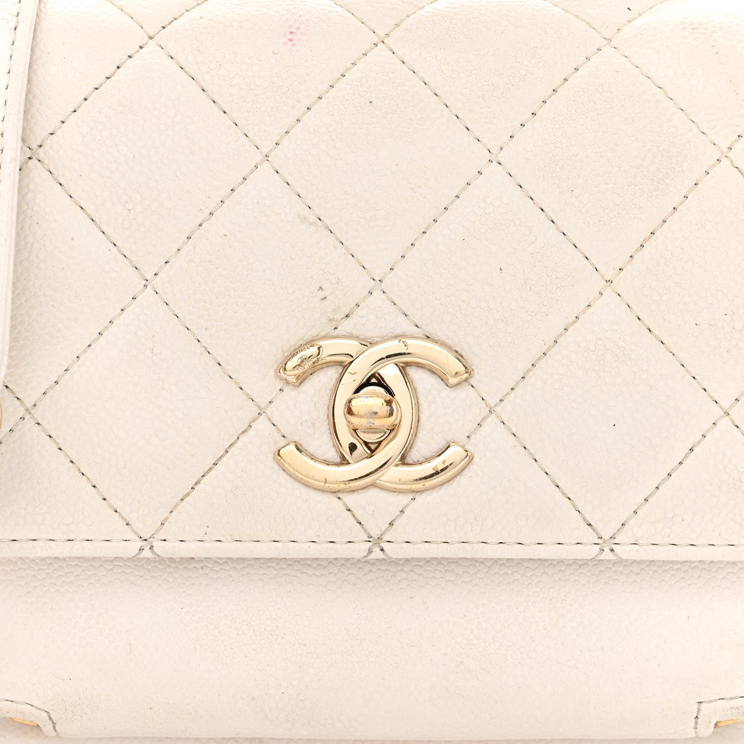 Chanel Caviar Quilted Small Business Affinity Flap White 9 of 19
