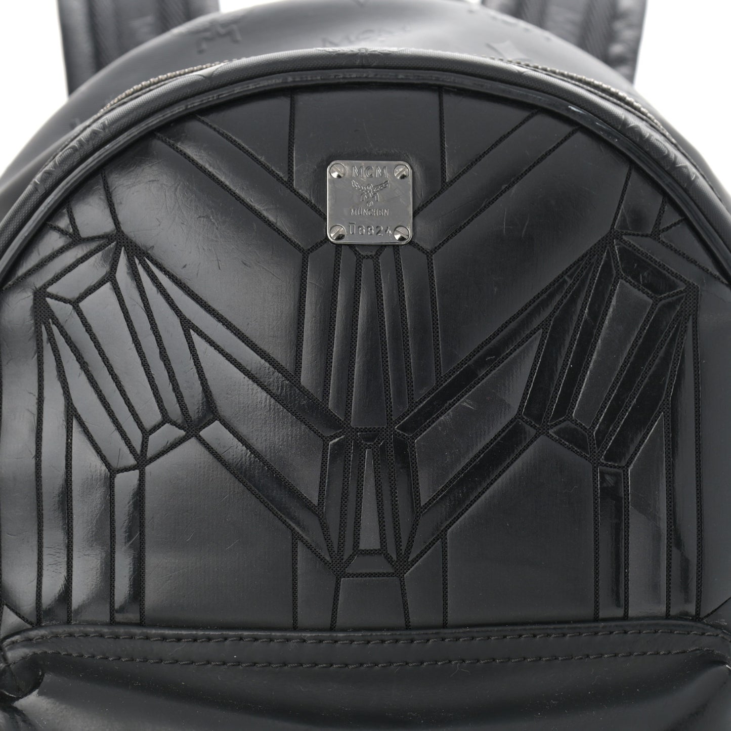 Calfskin Small Bionic Backpack Black