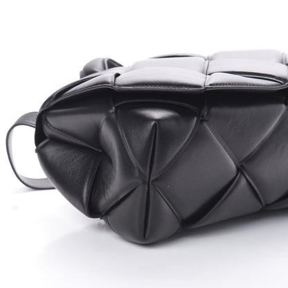 Bottega Veneta Nappa Intreccio Padded Top Handle Shoulder Bag Black 8 of 9