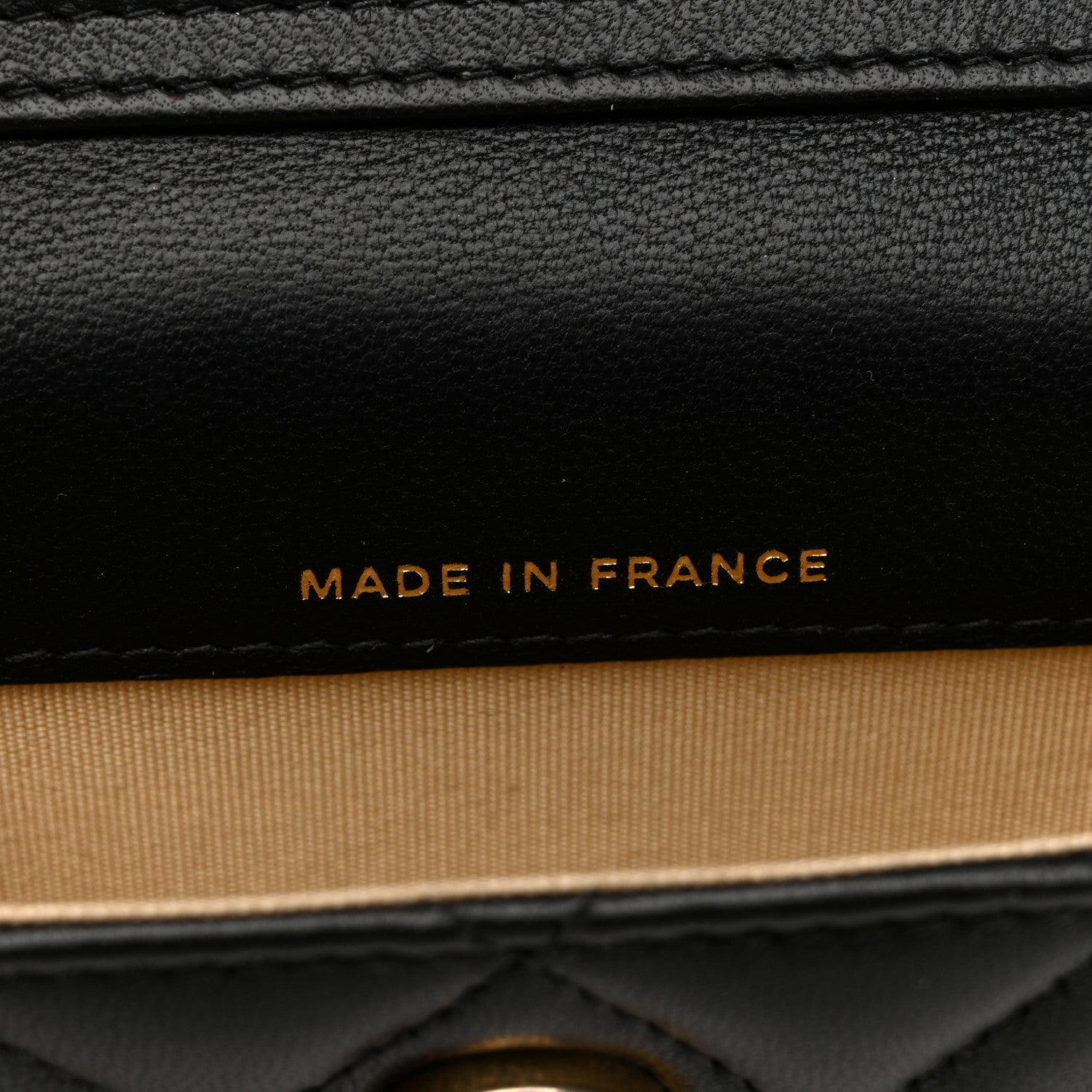 Chanel Lambskin Quilted Pearl Crush Clutch With Chain Black 6 of 11