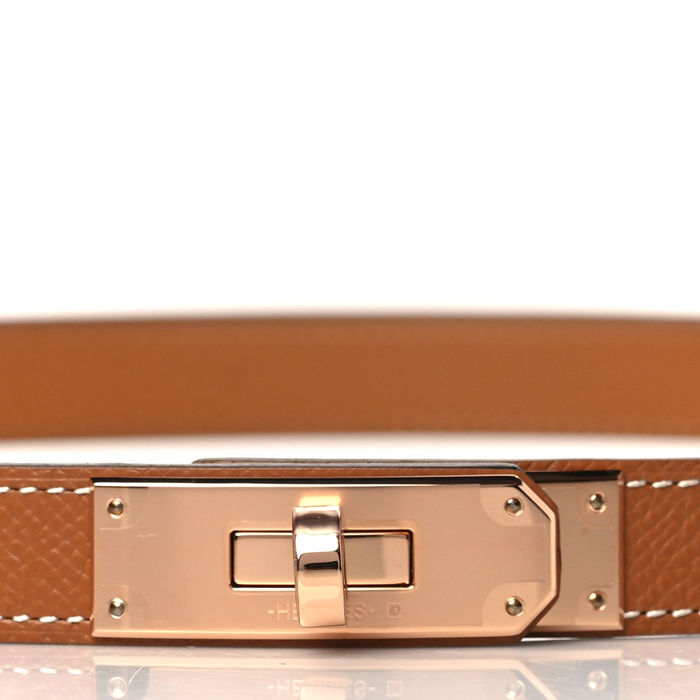 Epsom Kelly Belt Gold