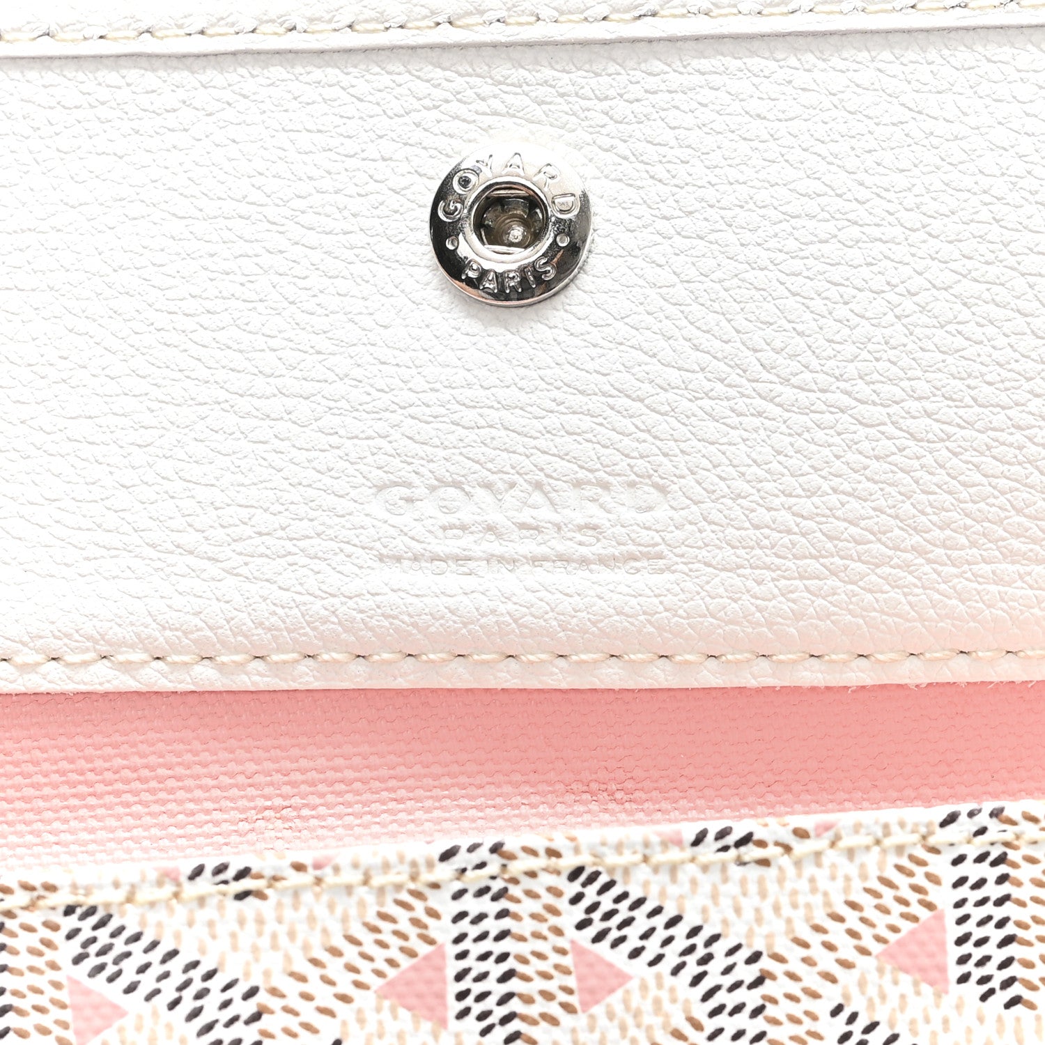 Goyard Goyardine Saint Louis Claire Voie PM White Pink 7 of 11