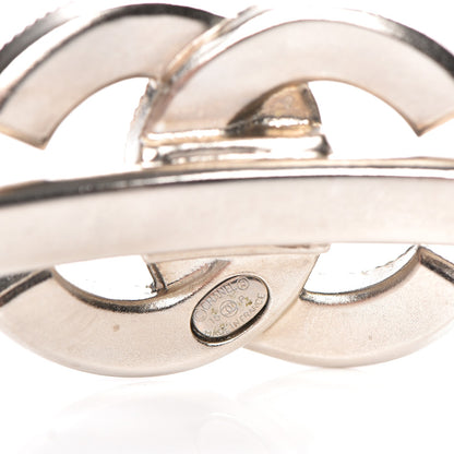 Chanel Baguette Crystal CC Bracelet Silver 4 of 5