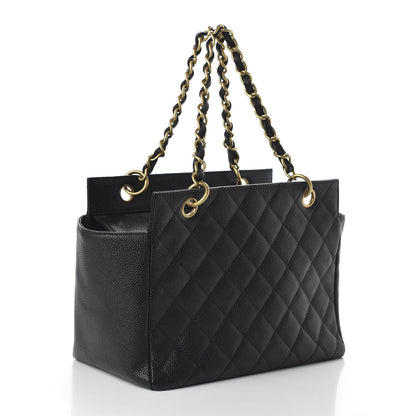 Chanel Caviar Quilted Petit Timeless Tote PTT Black 3 of 10
