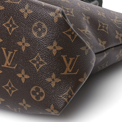 Louis Vuitton Monogram Flower Zipped Tote MM Black 10 of 10