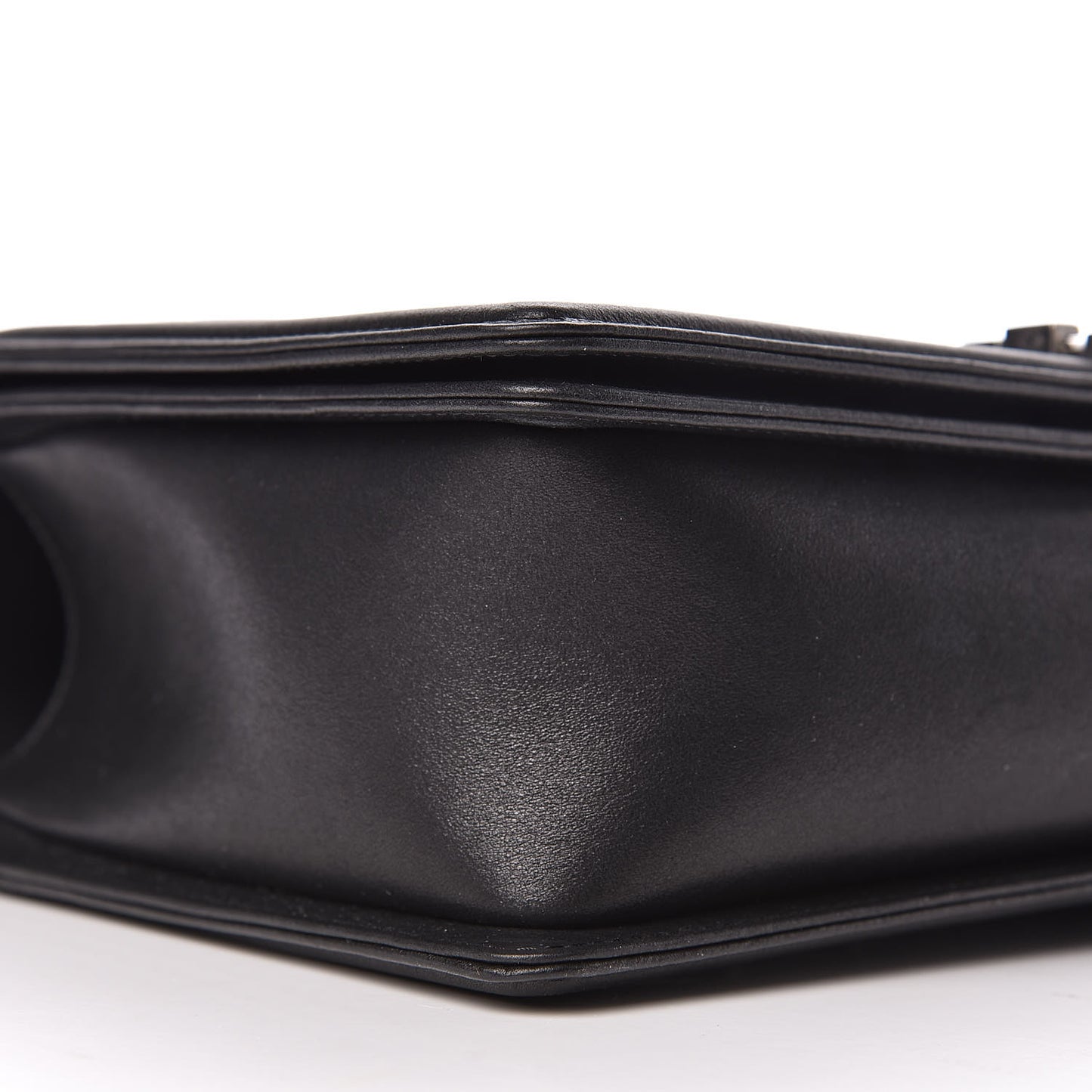 Calfskin Quilted New Medium Boy Flap Black