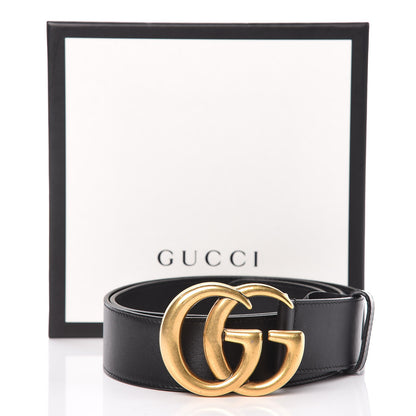 Gucci Calfskin Double G 40mm Belt 85 34 Black 8 of 8