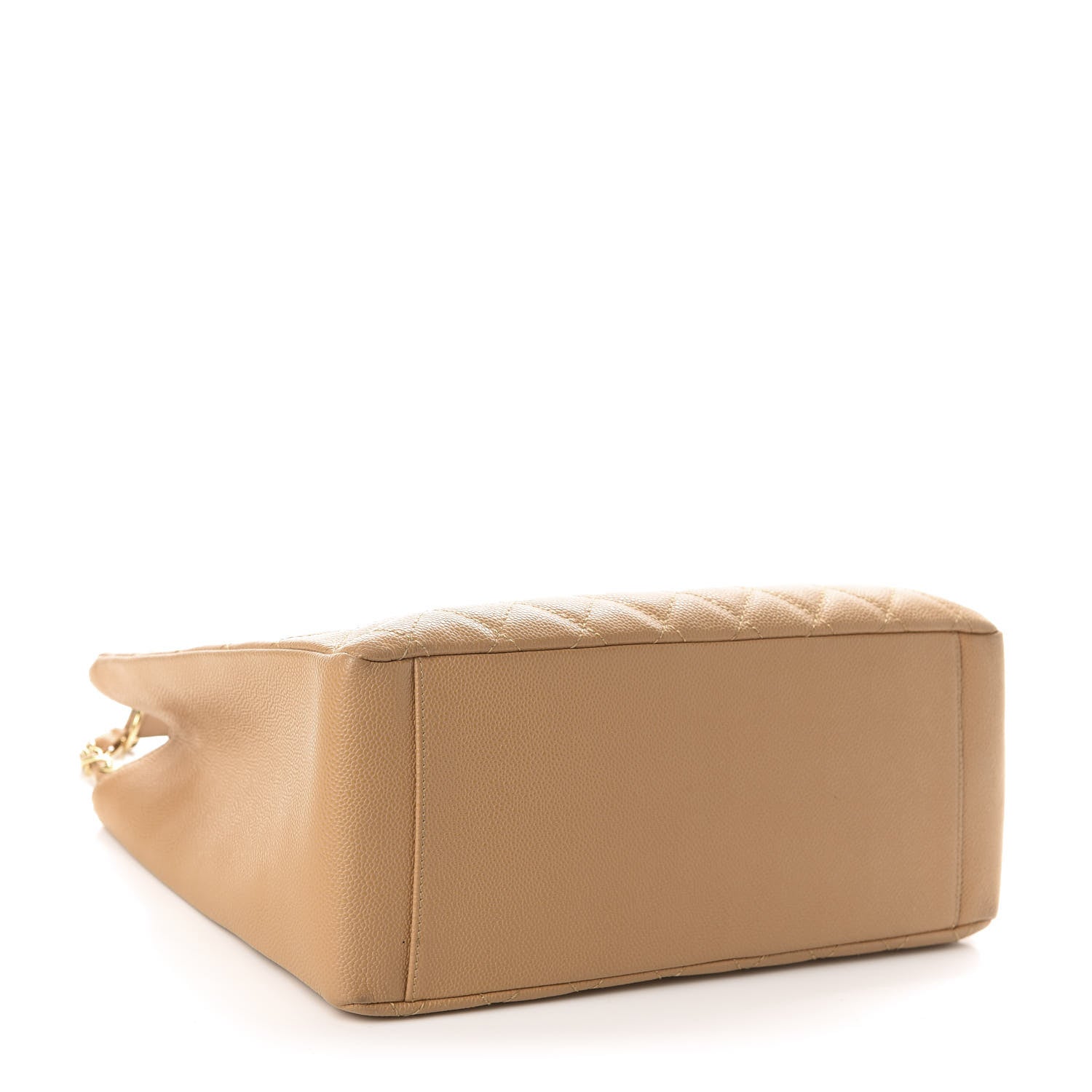 Chanel Caviar Quilted Grand Shopping Tote GST Beige 4 of 14