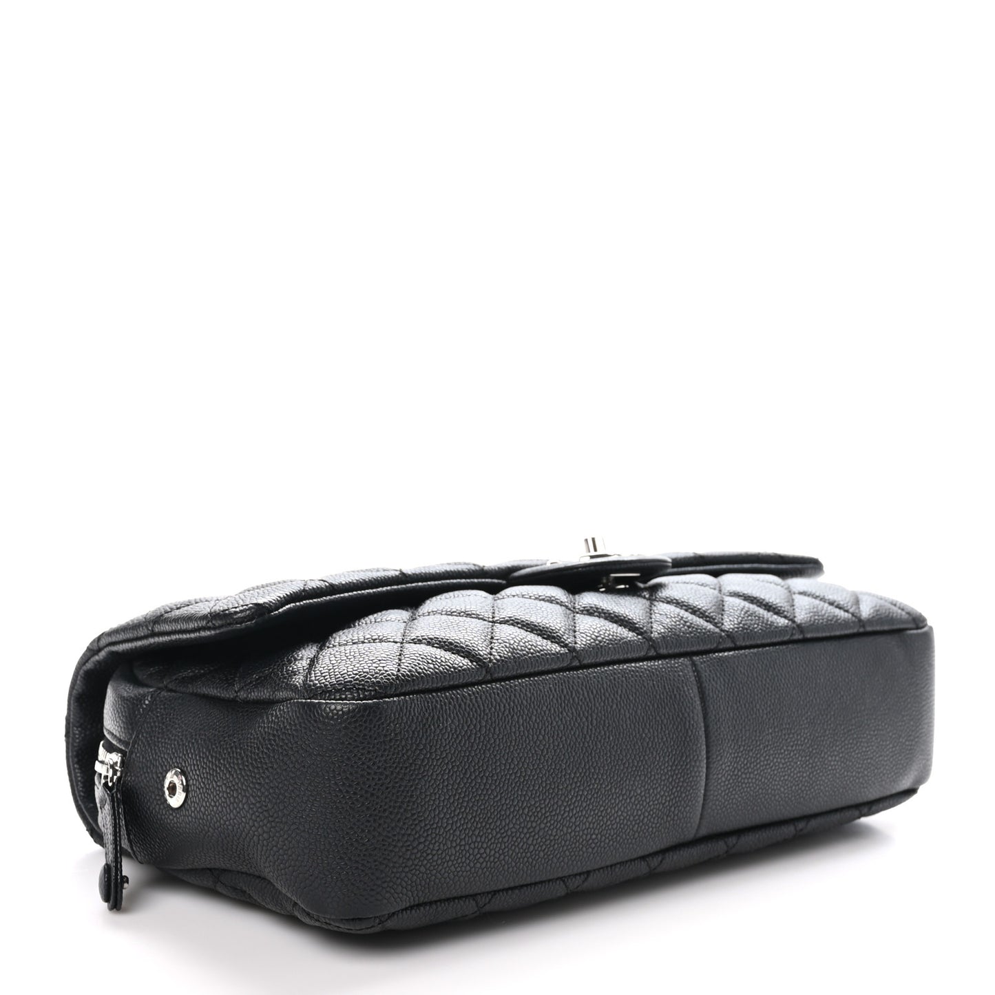 Caviar Quilted Jumbo Easy Flap Black