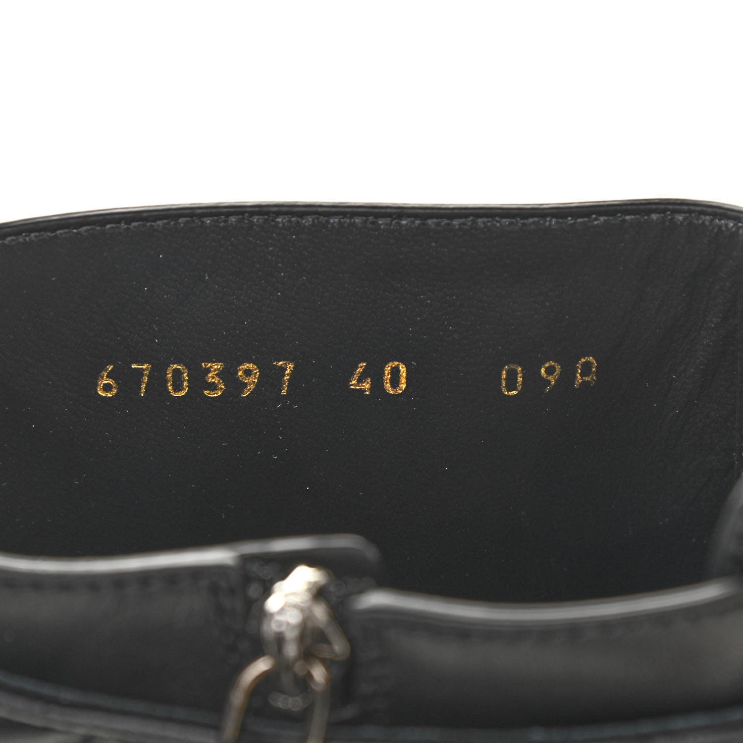 Gucci Flores Calfskin Nappa Matelasse GG 40mm Ankle Boots 40 Black 8 of 8