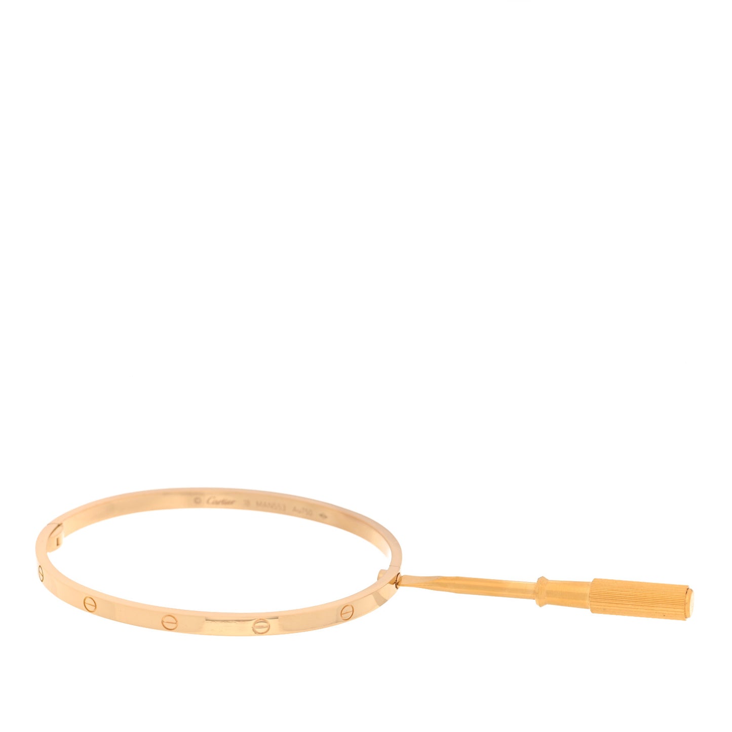 18K Yellow Gold Small LOVE Bracelet 18