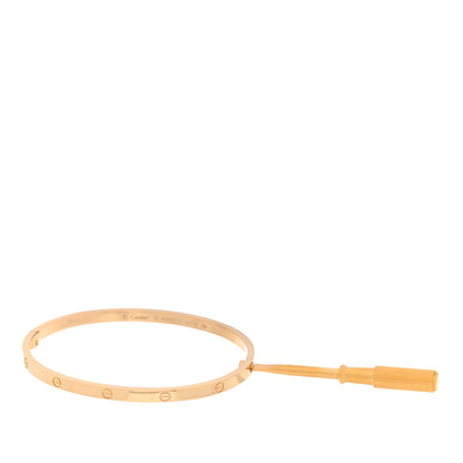 Cartier 18K Yellow Gold Small LOVE Bracelet 18 3 of 7