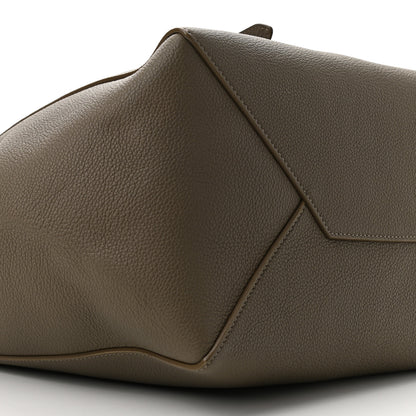 Celine Soft Grained Calfskin Small Belt Cabas Phantom Taupe 10 of 11