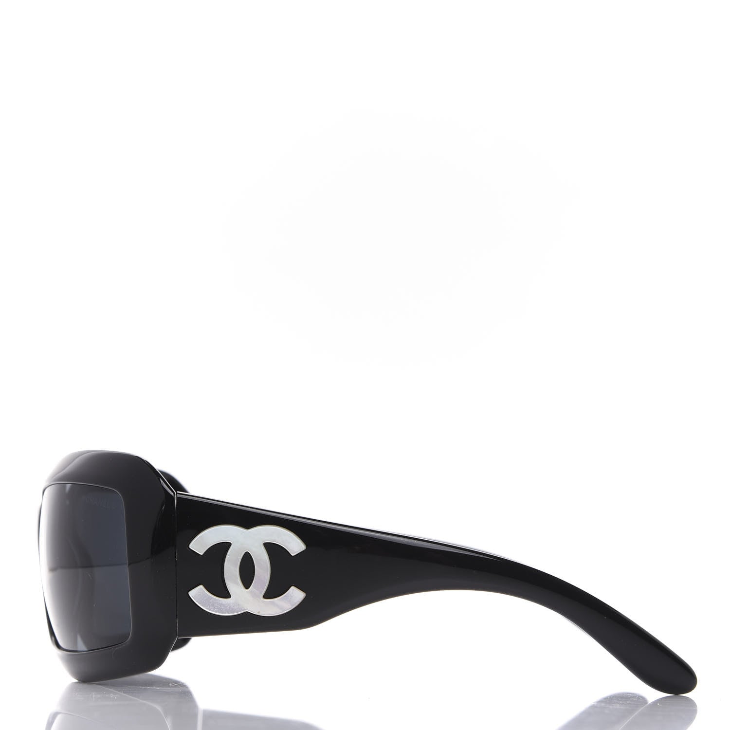 Chanel Mother of Pearl CC Sunglasses 5076-H Black 3 of 8