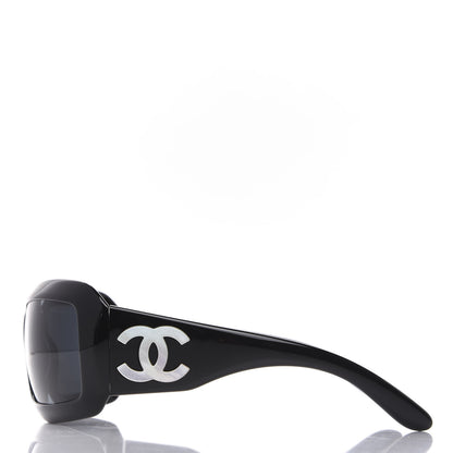 Chanel Mother of Pearl CC Sunglasses 5076-H Black 3 of 8
