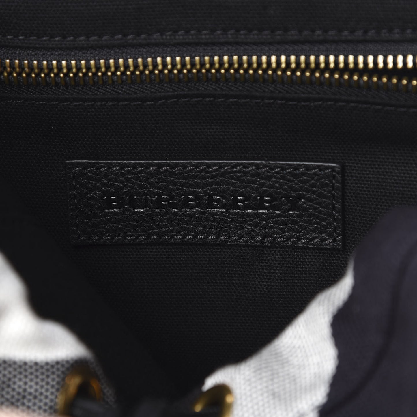 Overdyed Canvas Mega Check Drifton Backpack Black