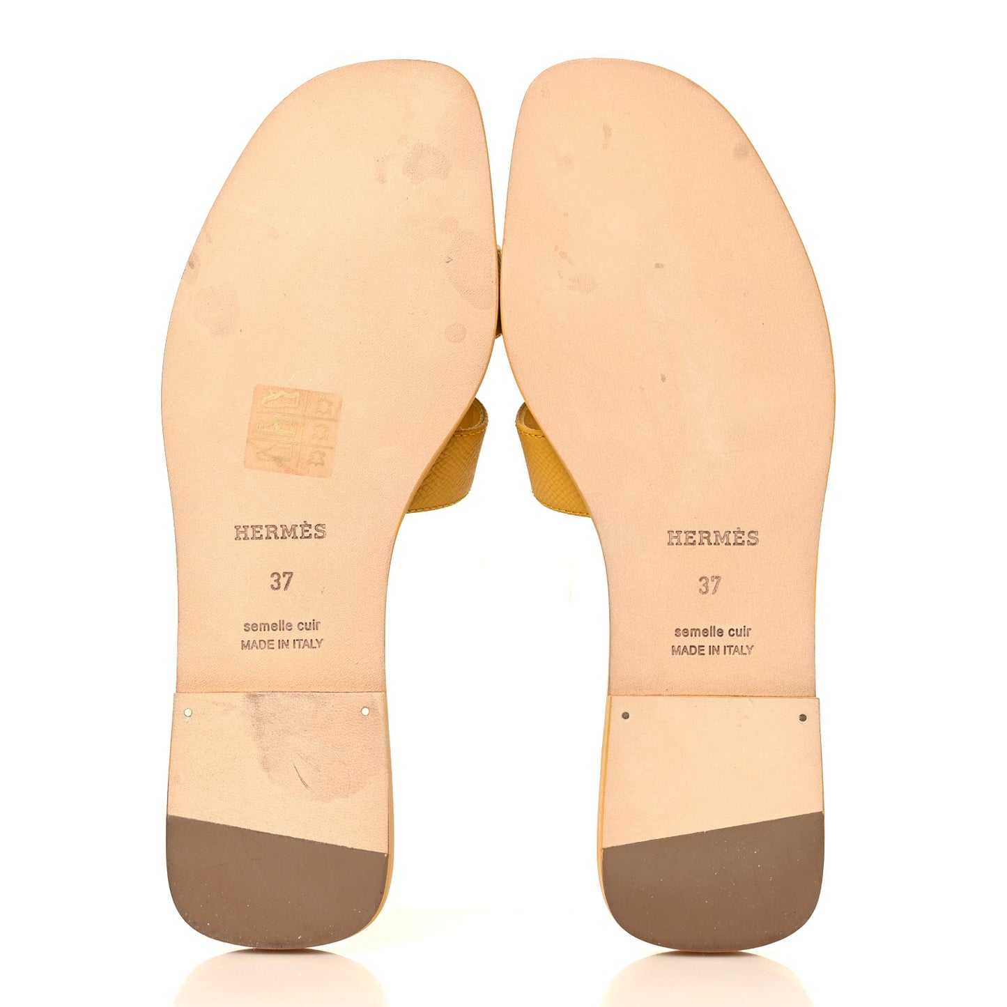 Epsom Oran Sandals 37 Jaune Sable