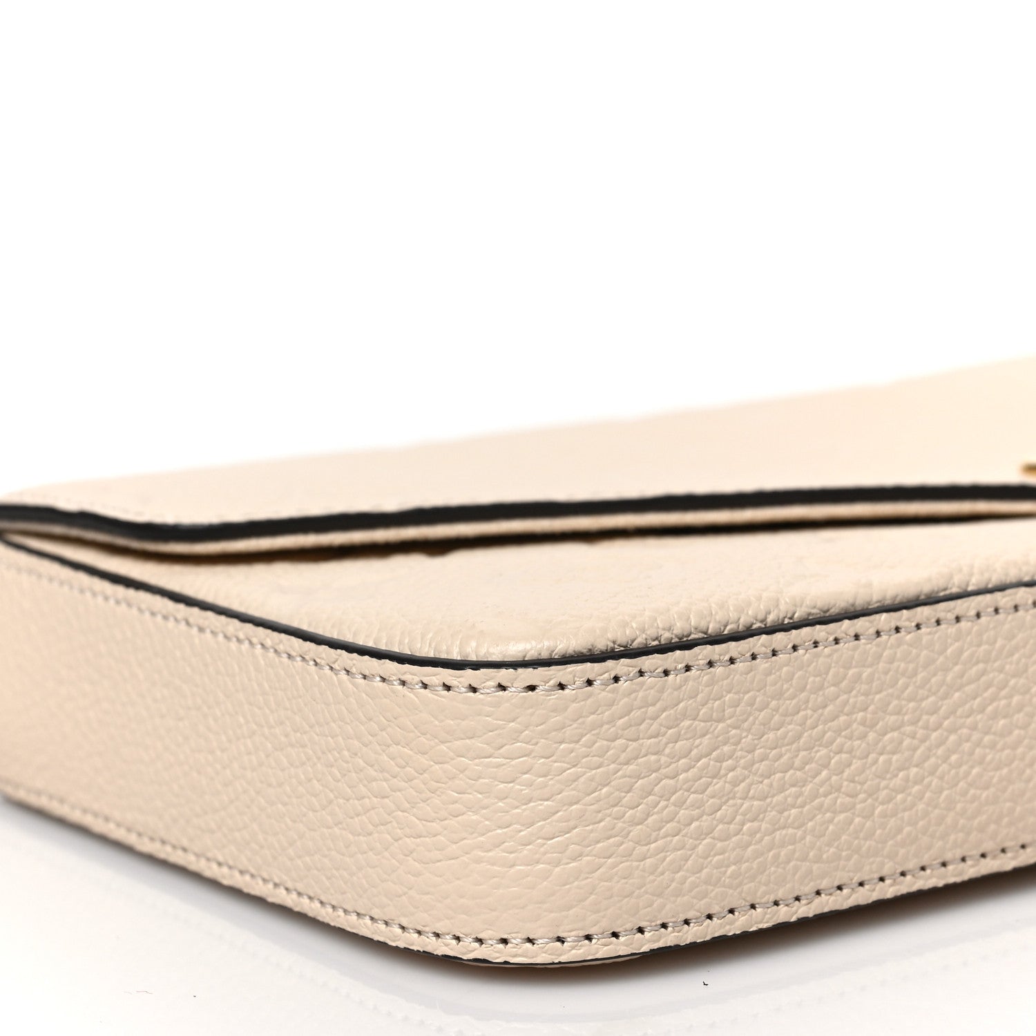Louis Vuitton Empreinte Pochette Felicie Chain Wallet Cream 7 of 8