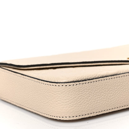 Louis Vuitton Empreinte Pochette Felicie Chain Wallet Cream 7 of 8