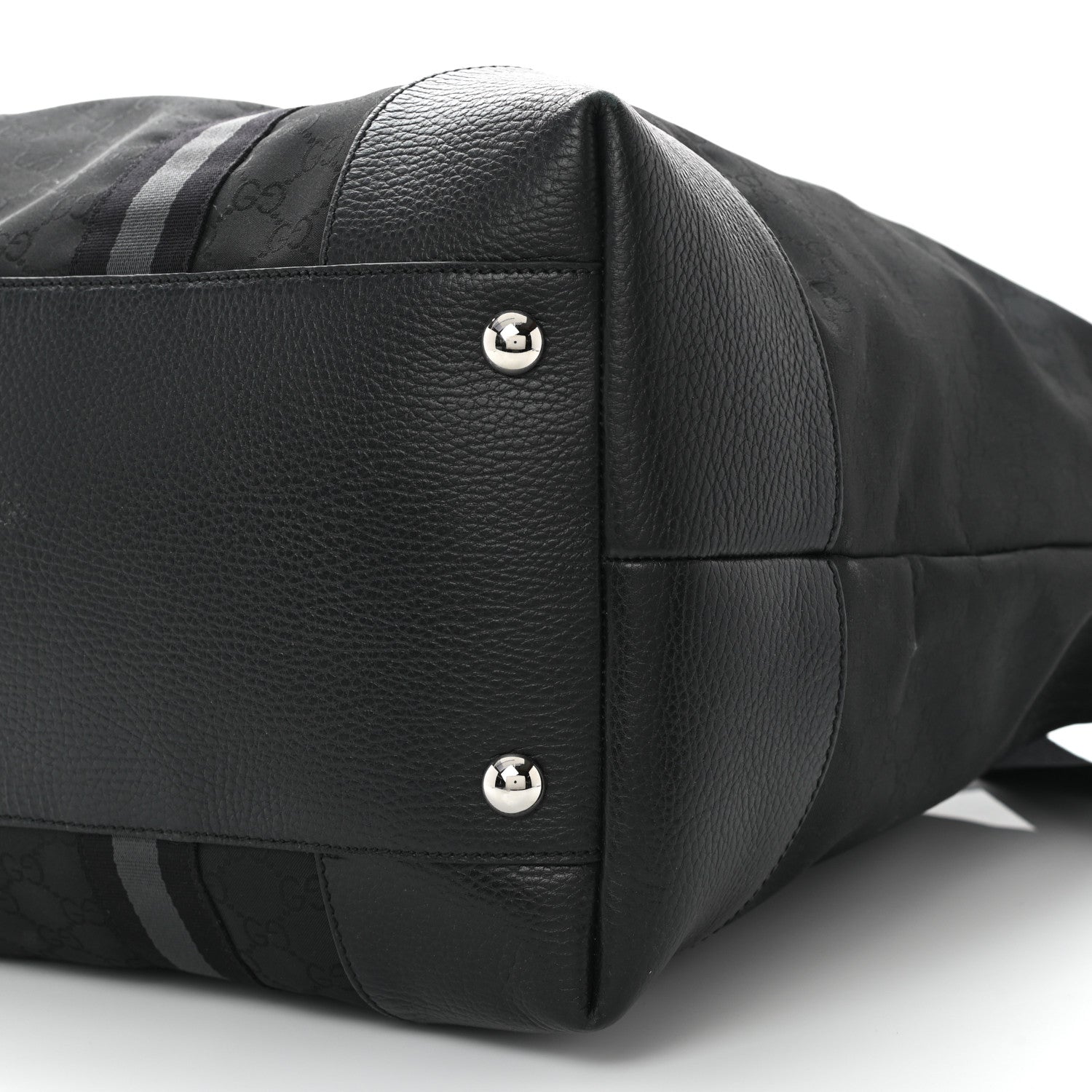 Gucci Nylon Monogram XL Duffle Bag Black 10 of 12