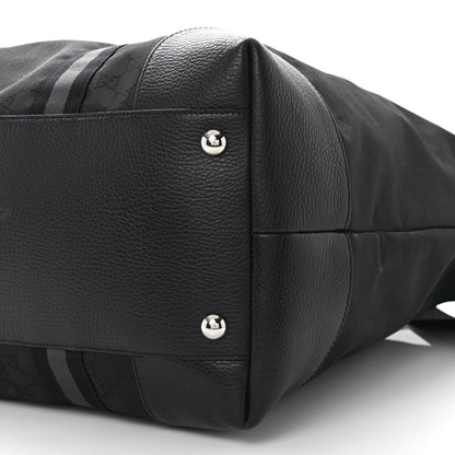 Gucci Nylon Monogram XL Duffle Bag Black 10 of 12