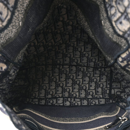 Christian Dior Oblique Backpack Blue White 5 of 12