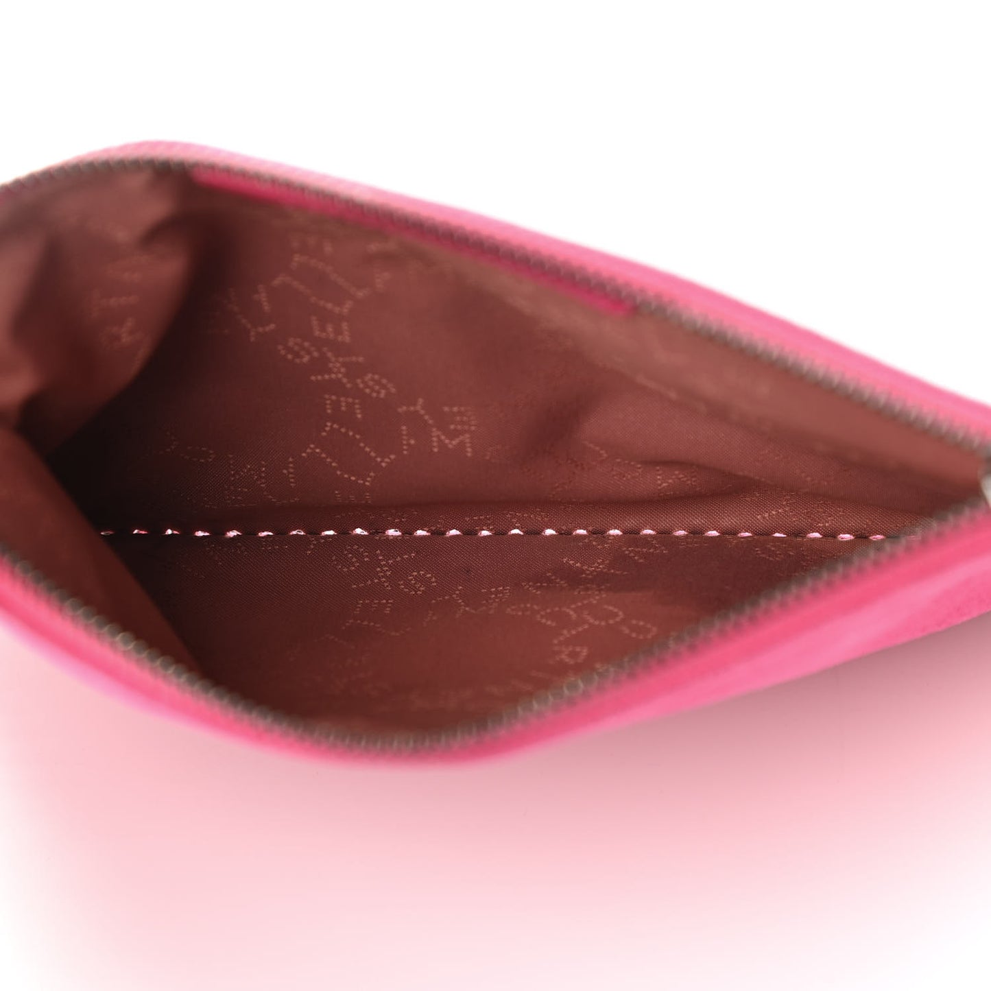 Shaggy Deer Falabella Clutch Hot Pink