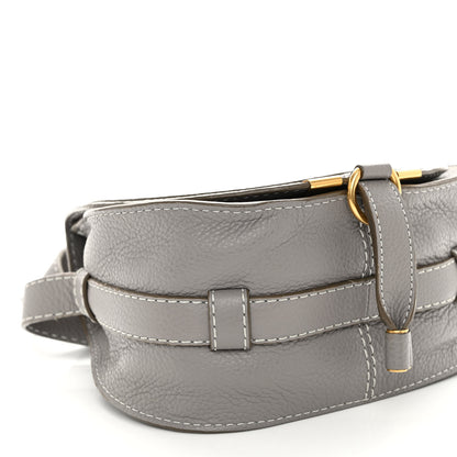 Chloe Calfskin Mini Marcie Round Crossbody Bag Cashmere Grey 7 of 8