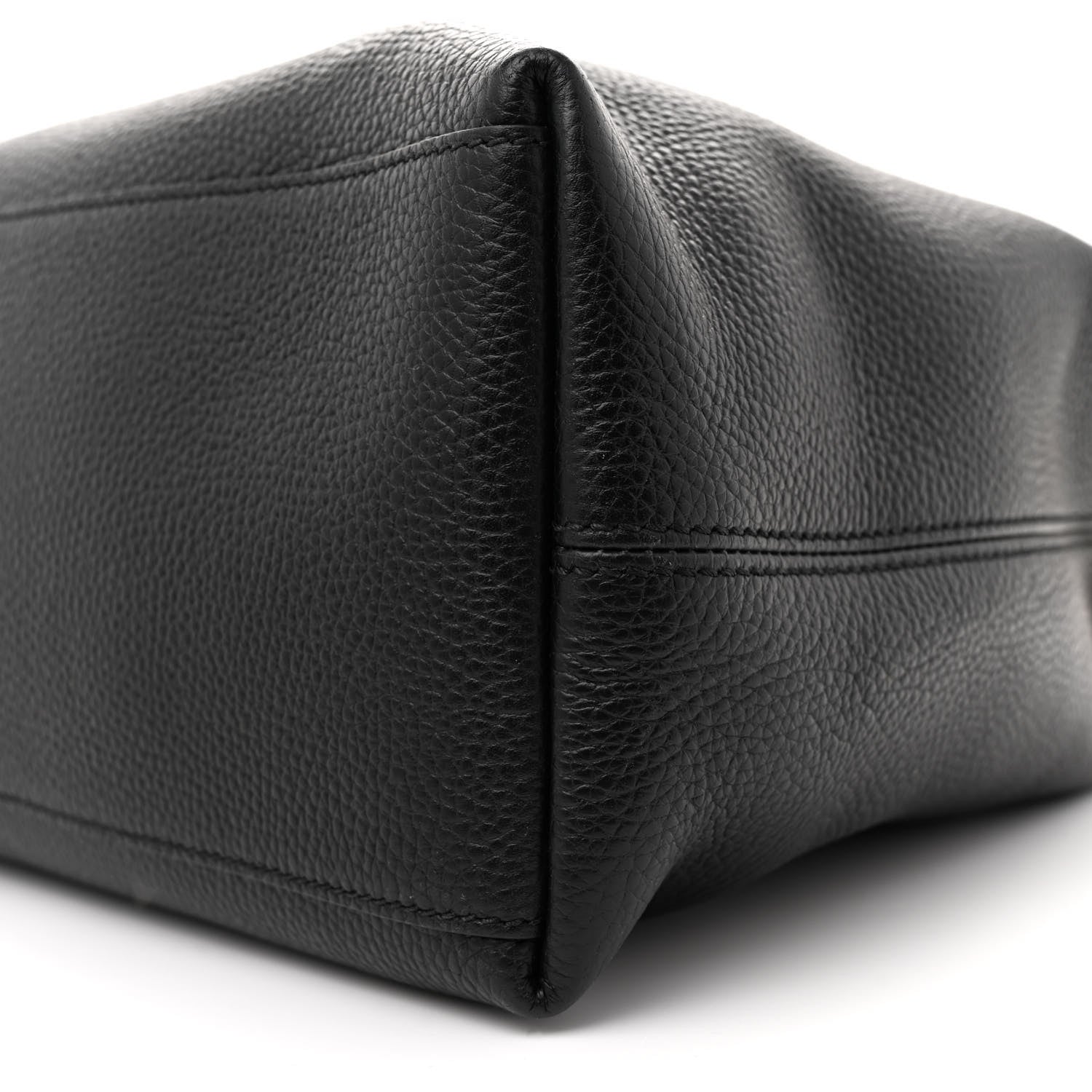 Gucci Pebbled Calfskin Medium Soho Chain Shoulder Bag Black 10 of 11