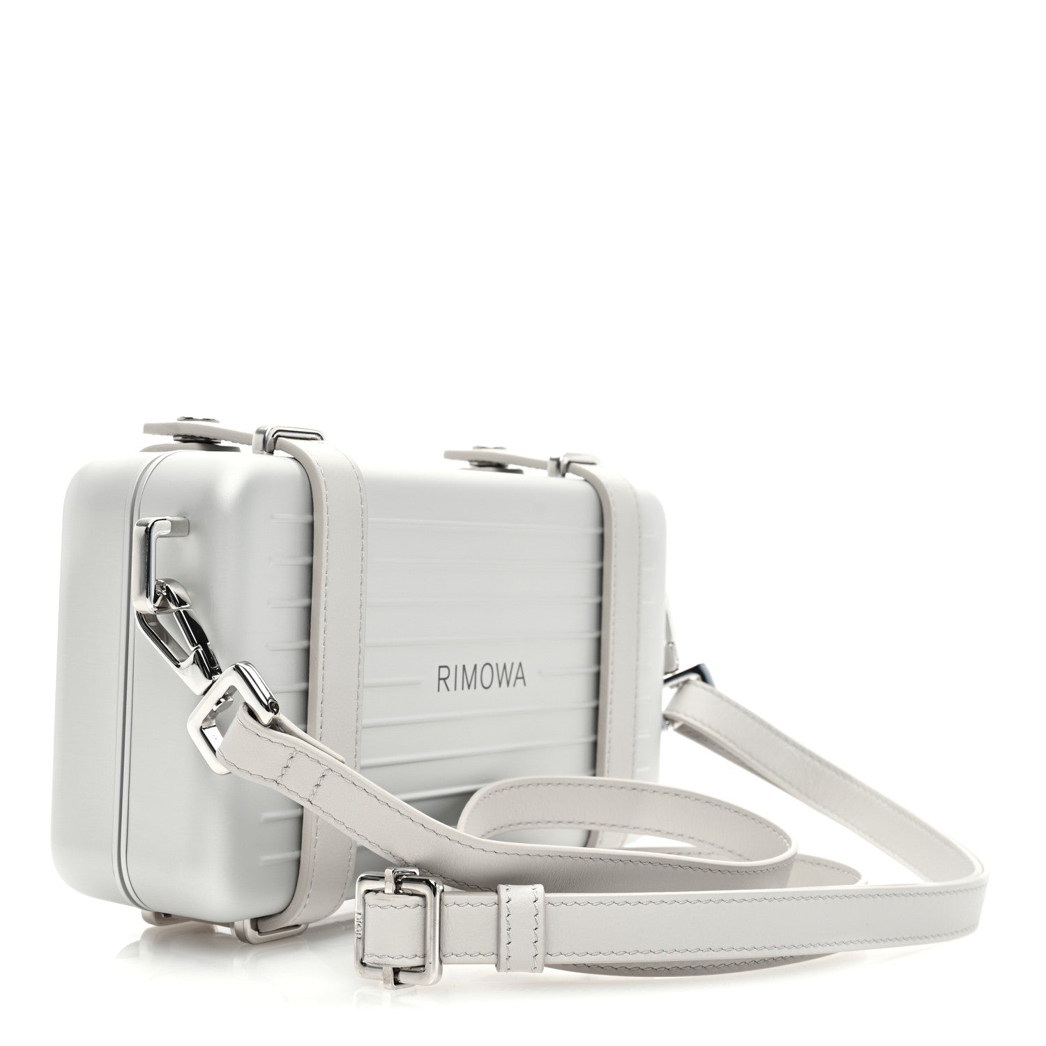 Christian Dior X RIMOWA Aluminum Personal Clutch On Strap Silver 3 of 12