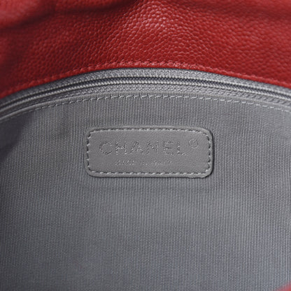 Chanel Caviar Quilted Large French Riviera Flap Red 5 of 9
