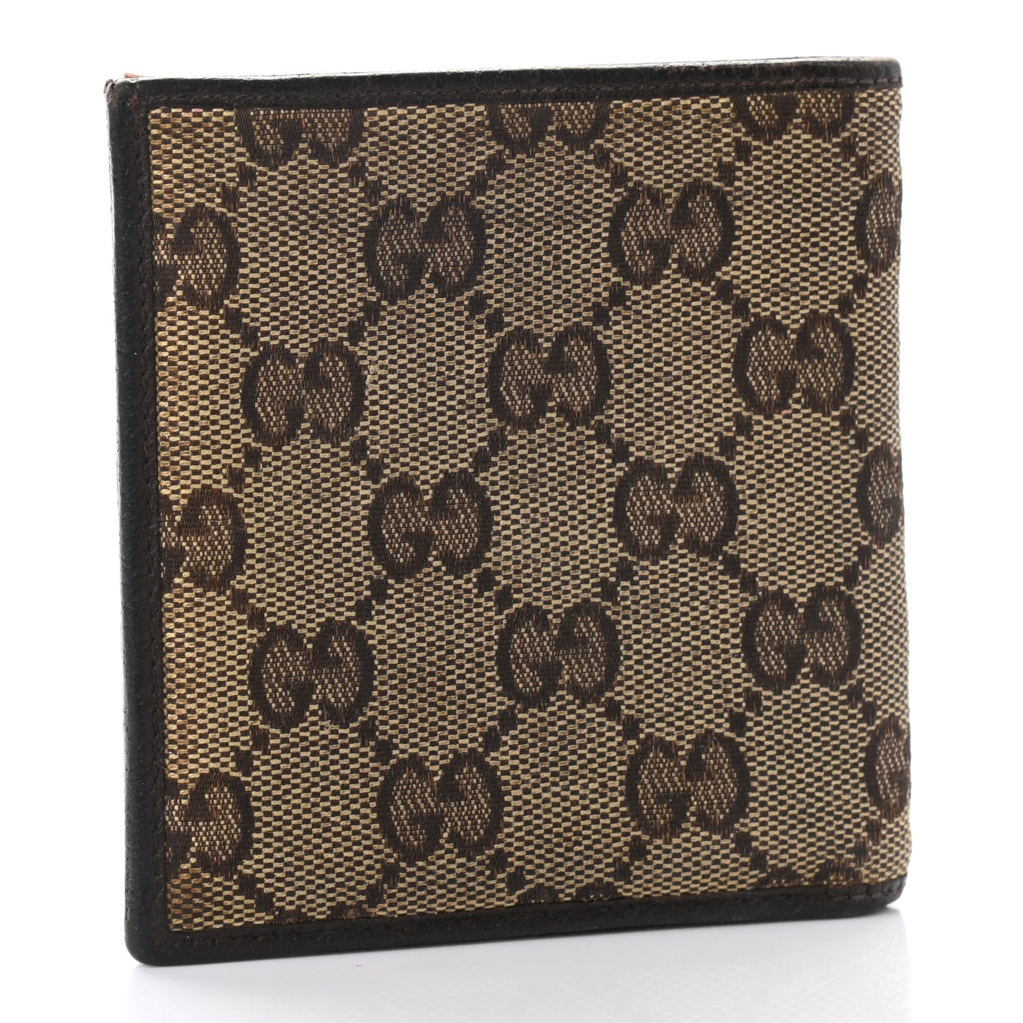 Monogram Bi-Fold Wallet Dark Brown