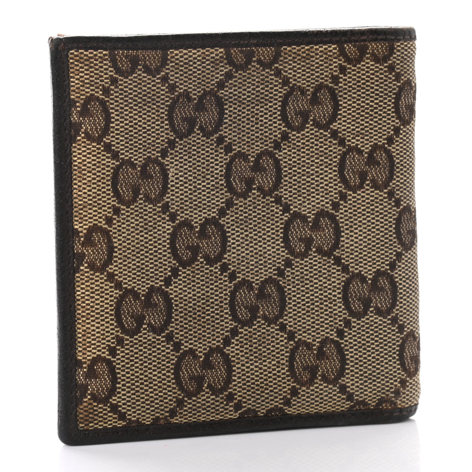 Gucci Monogram Bi-Fold Wallet Dark Brown 3 of 8